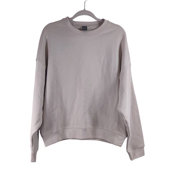 Savage x Fenty Cream Oversized Sweatshirt, Size Medium - Picture 1 of 8